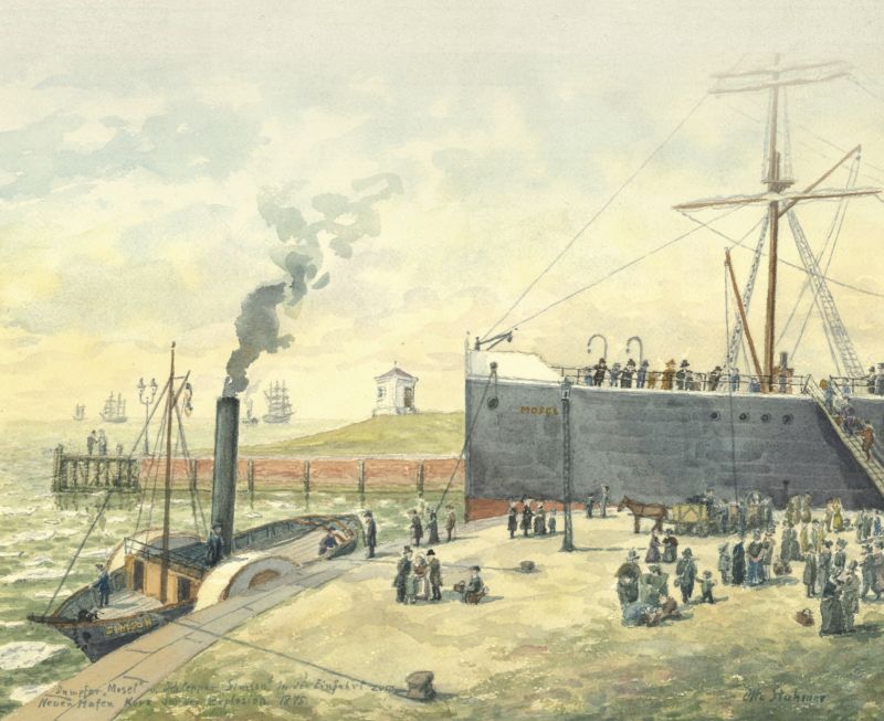 Aquarell vor der Katastrophe