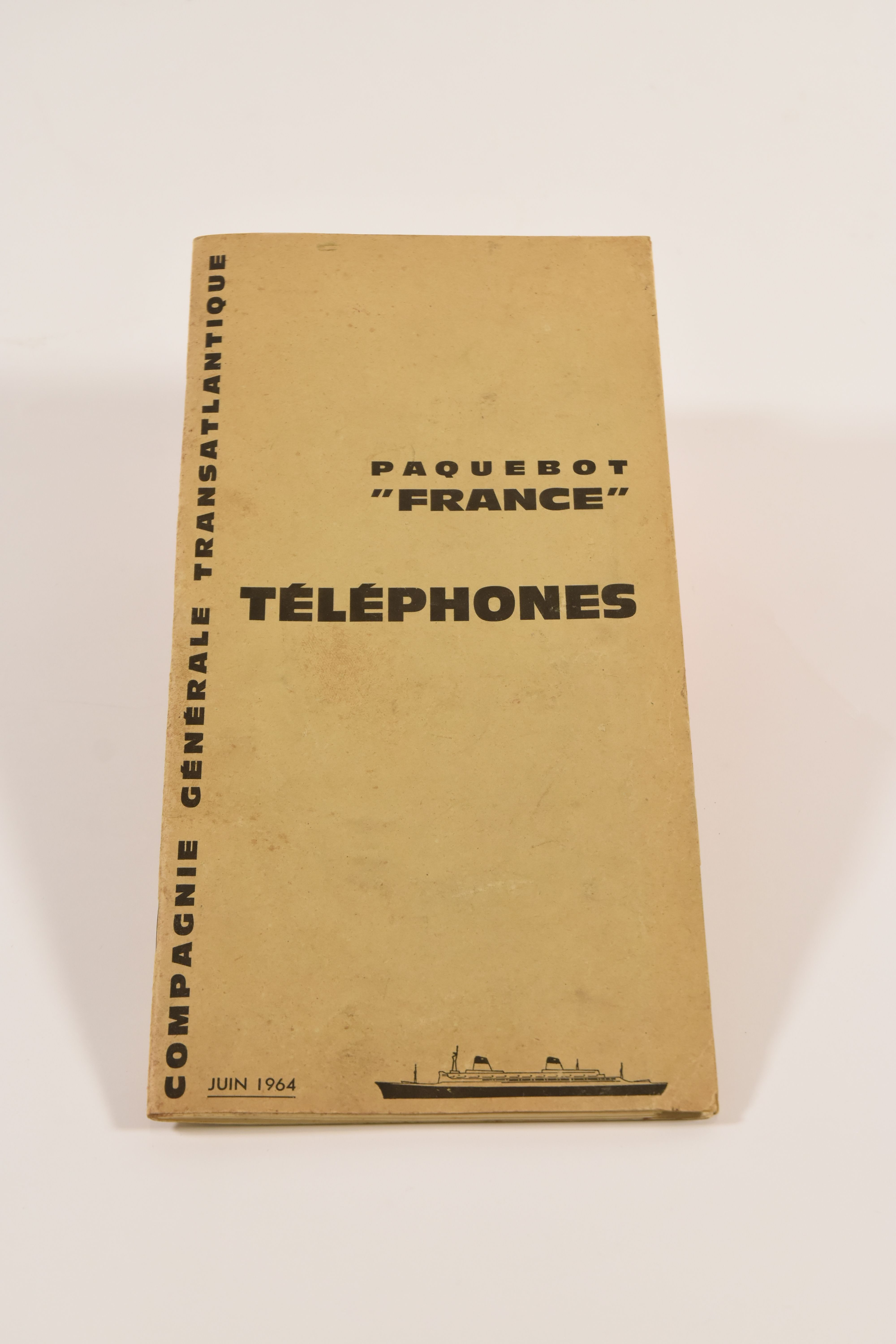 Bordtelefonbuch "Paquetbot FRANCE"