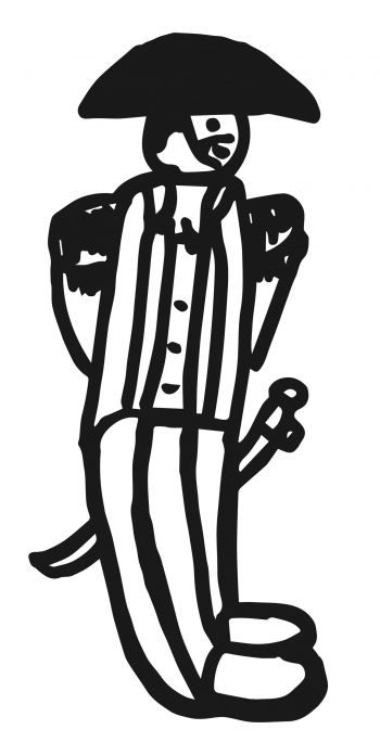 Zeichnung Admiral Brommy