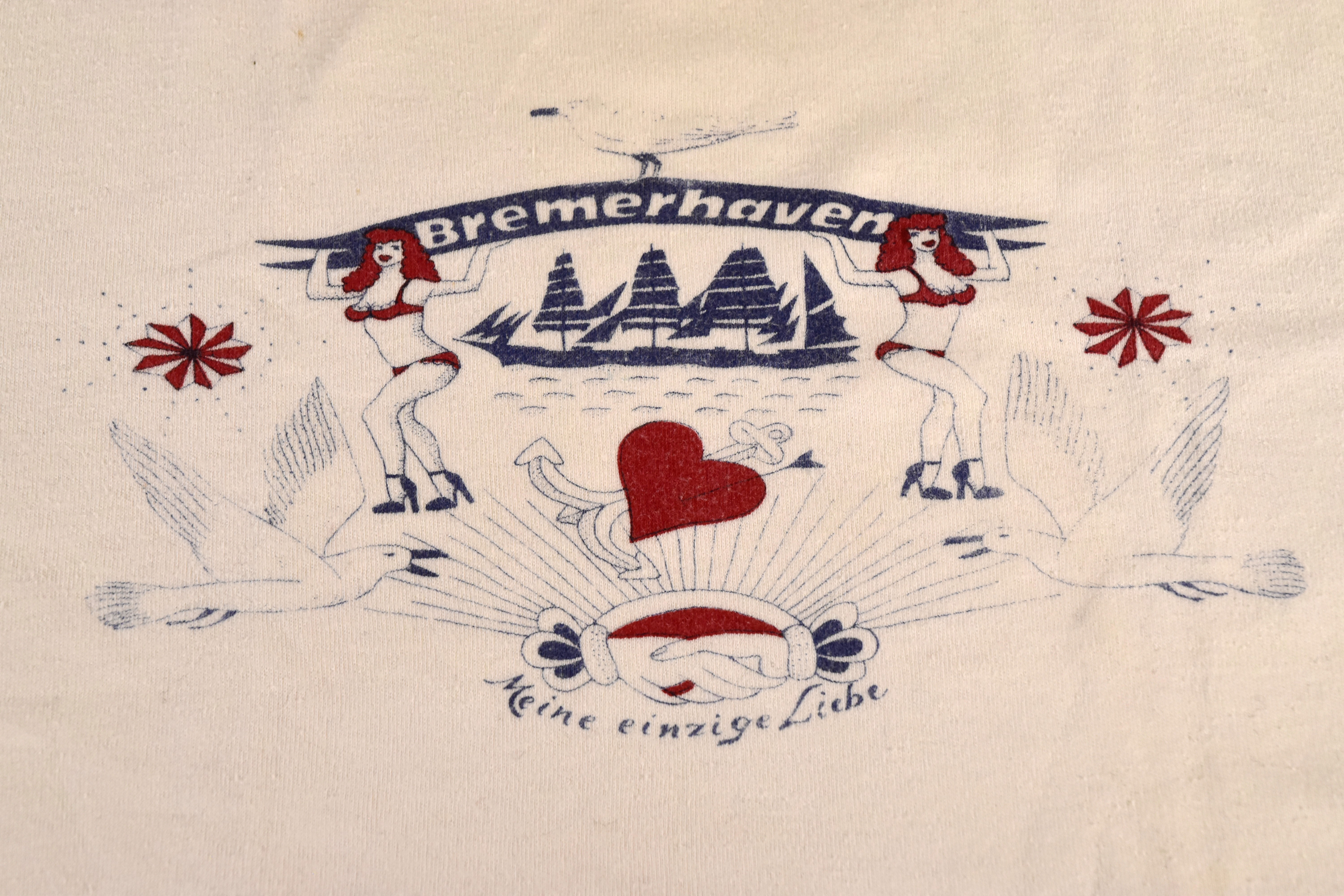 Tshirt Aufdruck. Bremerhaven meine einzige Liebe